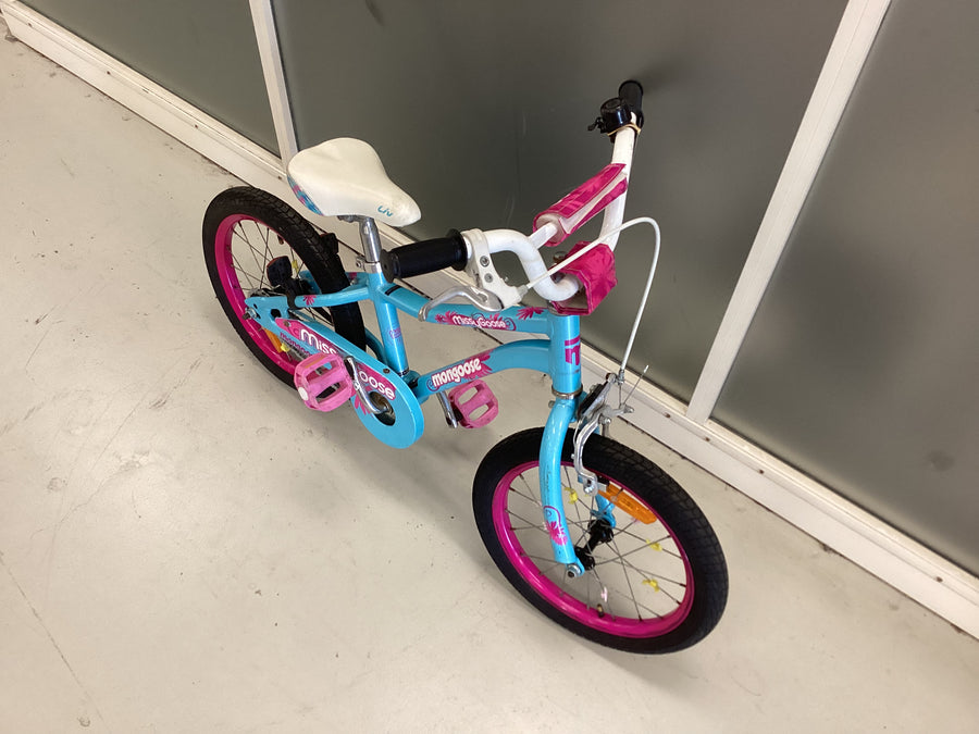 Mongoose Missygoose Bike - 16"  - Kids, Colour: Blue, Pink
