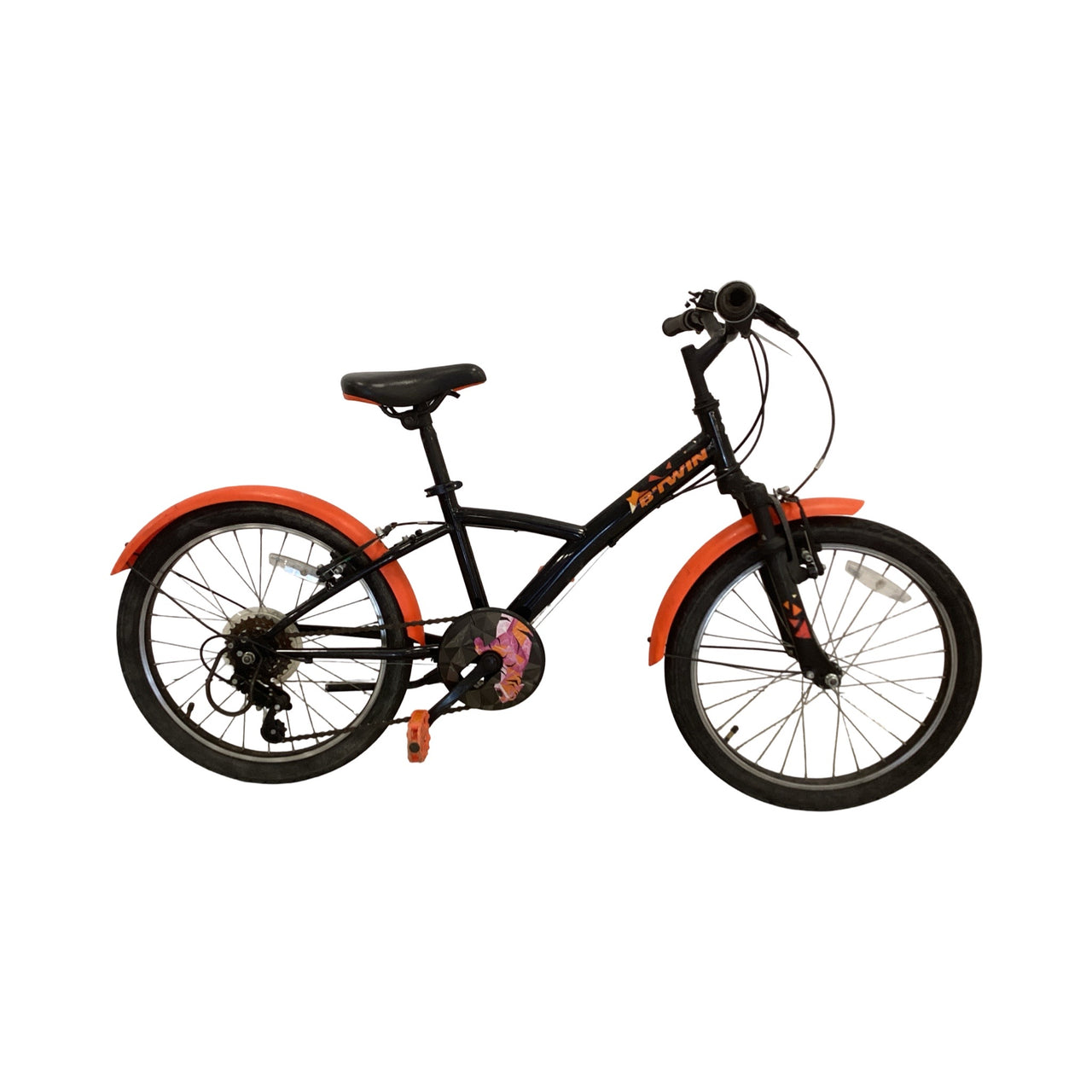 Btwin  Bike - 20"  - Kids, Colour: Black, Orange
