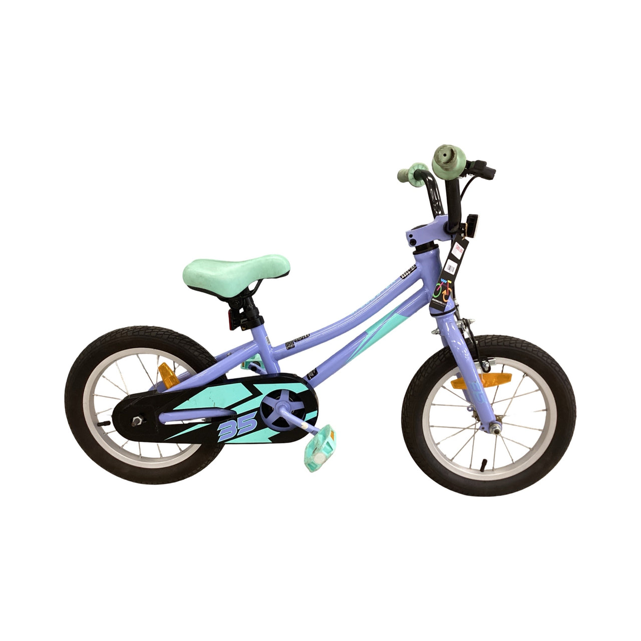 Kmart Speedster Bike - 14"  - Kids, Colour: Blue, Purple