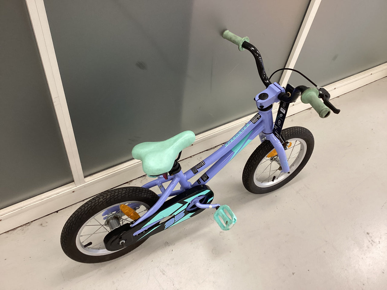 Kmart Speedster Bike - 14"  - Kids, Colour: Blue, Purple