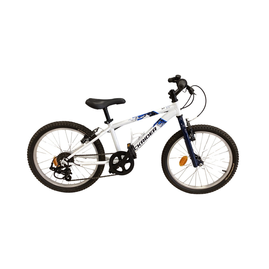 Rockrider St120 Bike - 20"  - Kids, Colour: Blue, White