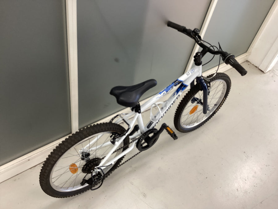 Rockrider St120 Bike - 20"  - Kids, Colour: Blue, White