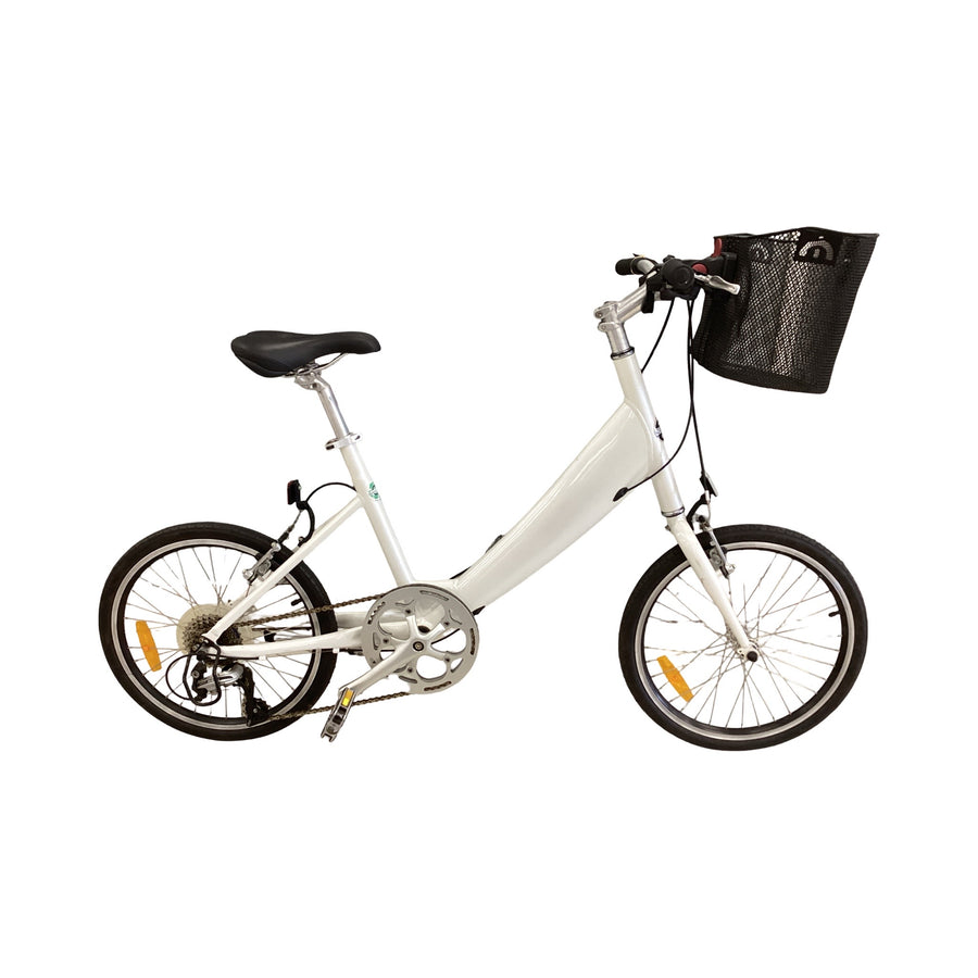 Cargo  Bike - 20"  - Flat Bar Commuter, Colour: White
