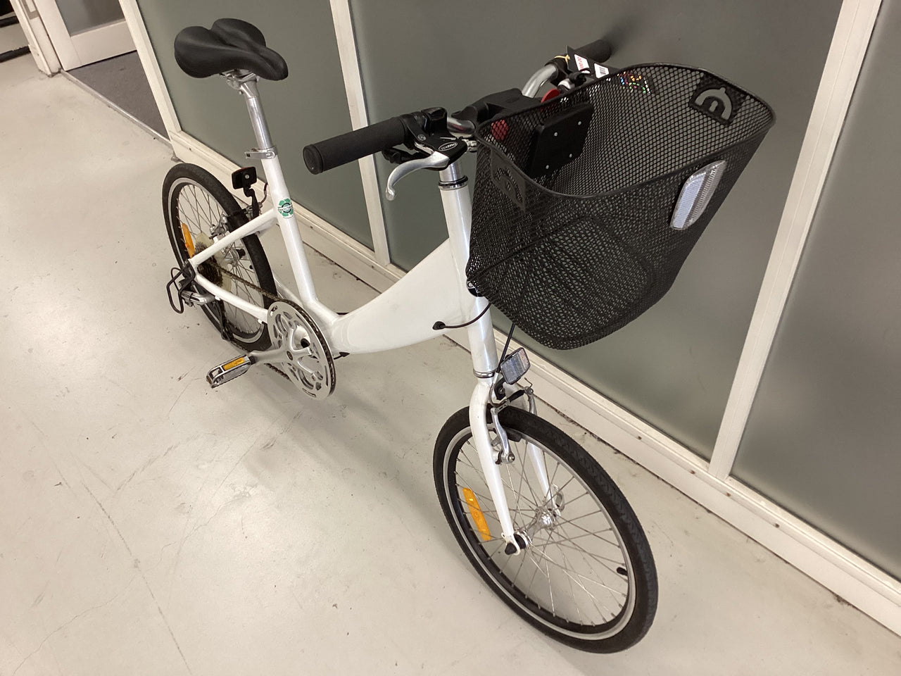 Cargo  Bike - 20"  - Flat Bar Commuter, Colour: White