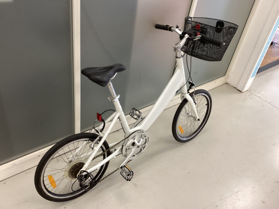 Cargo  Bike - 20"  - Flat Bar Commuter, Colour: White