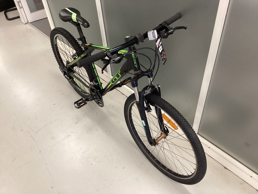 GT Aggressor Bike -  44cm - Mountain Bike, Colour: Black, Green