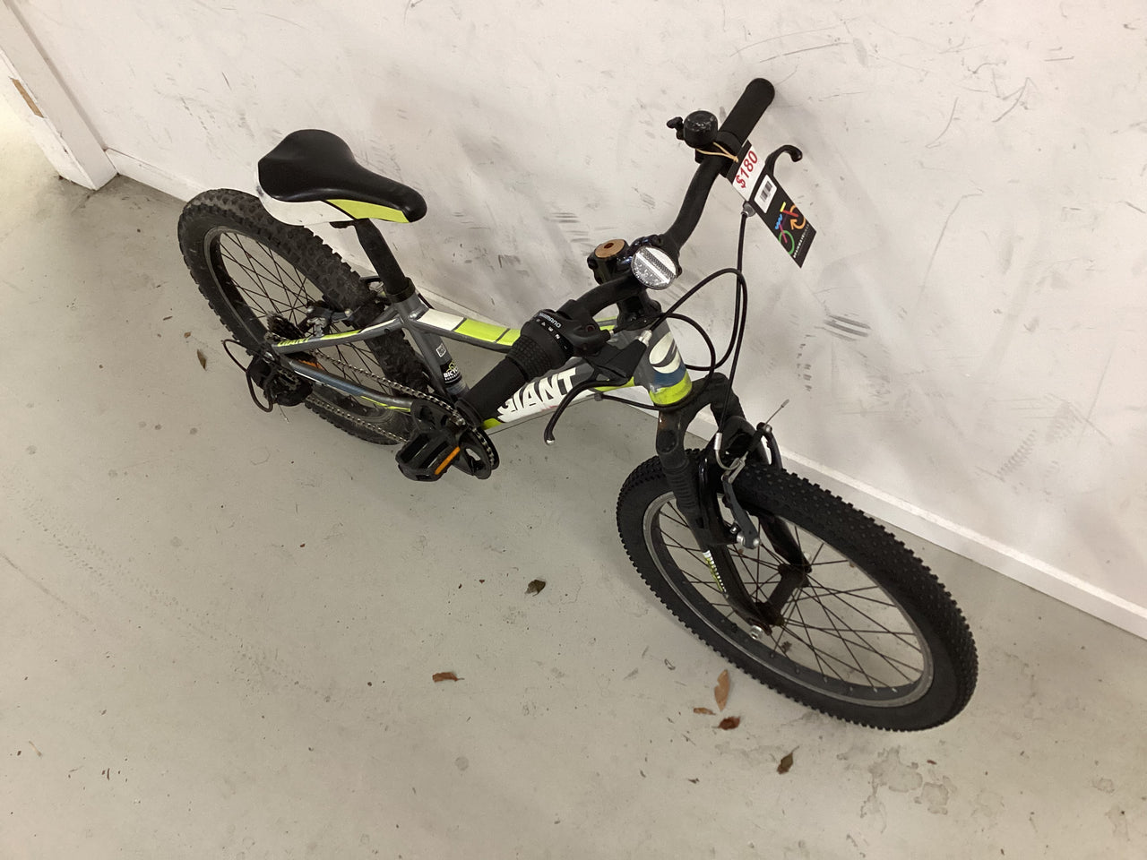 Giant XTC jr Bike - 20"  - Kids, Colour: Yellow, Grey