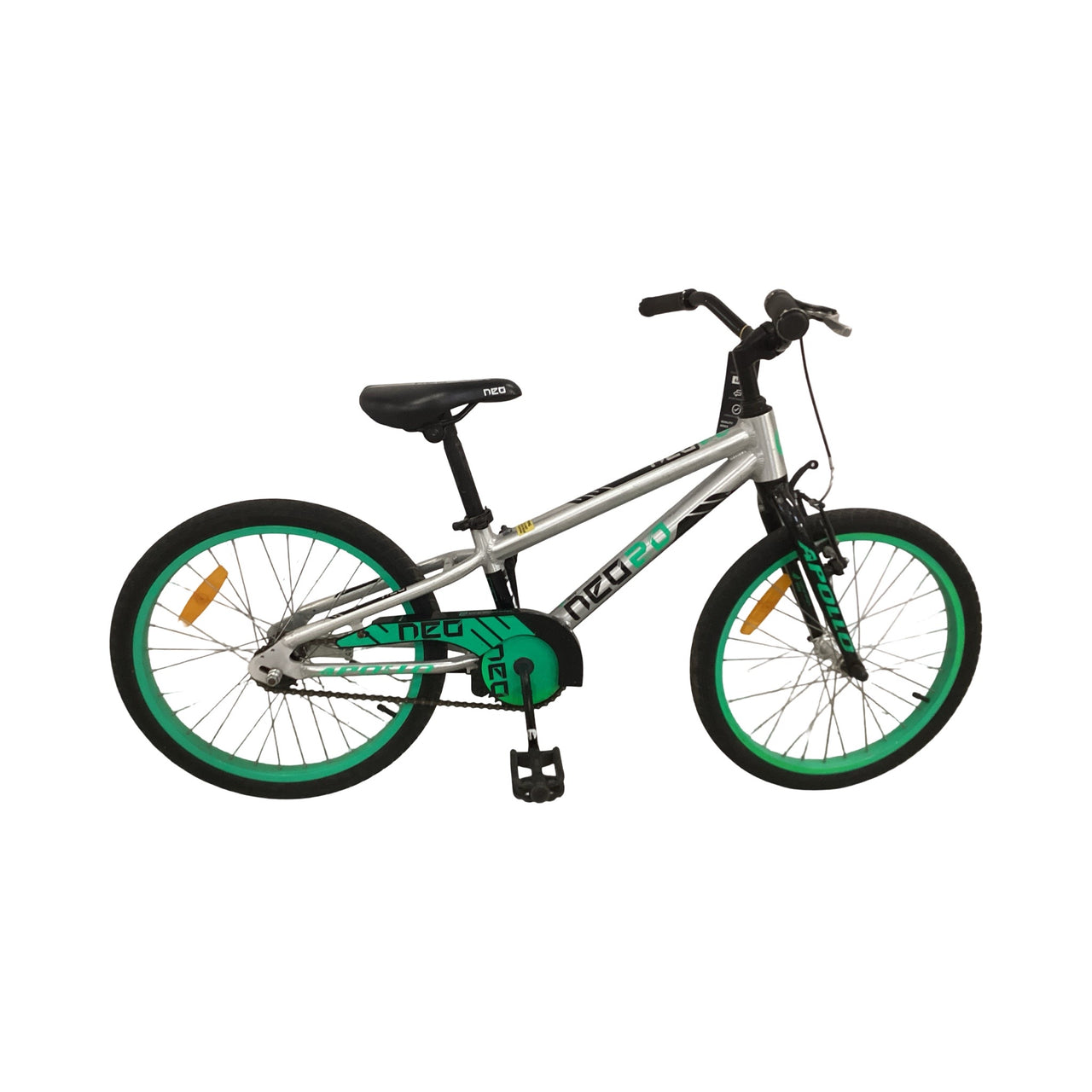 Apollo Neo 20 Bike - 20"  - Kids, Colour: Green, Silver
