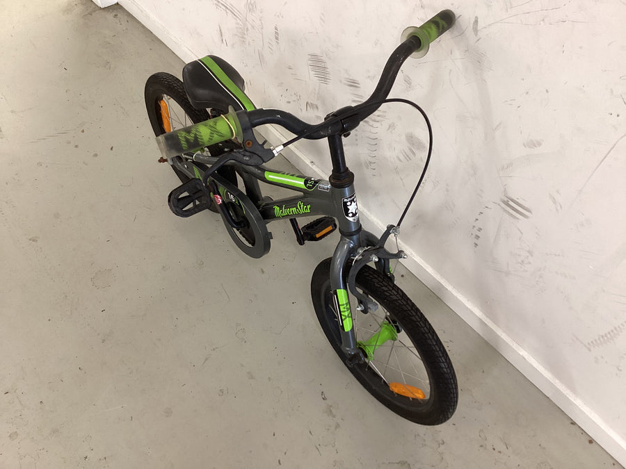 Malvern star mx16 Bike - 16"  - Kids, Colour: Grey, Green