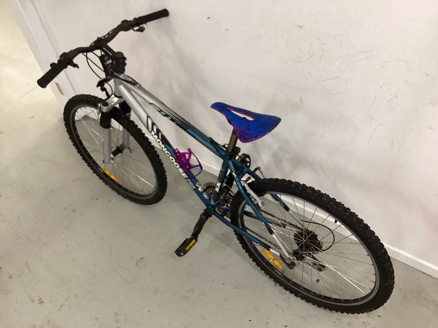 Mongoose Rockadile Bike -  42cm - Mountain Bike, Colour: Blue, Silver