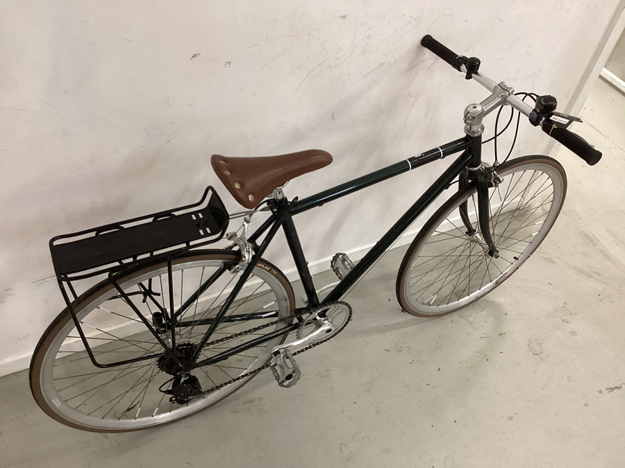 Green Bike Bike -  55cm - Flat Bar Commuter, Colour: Green