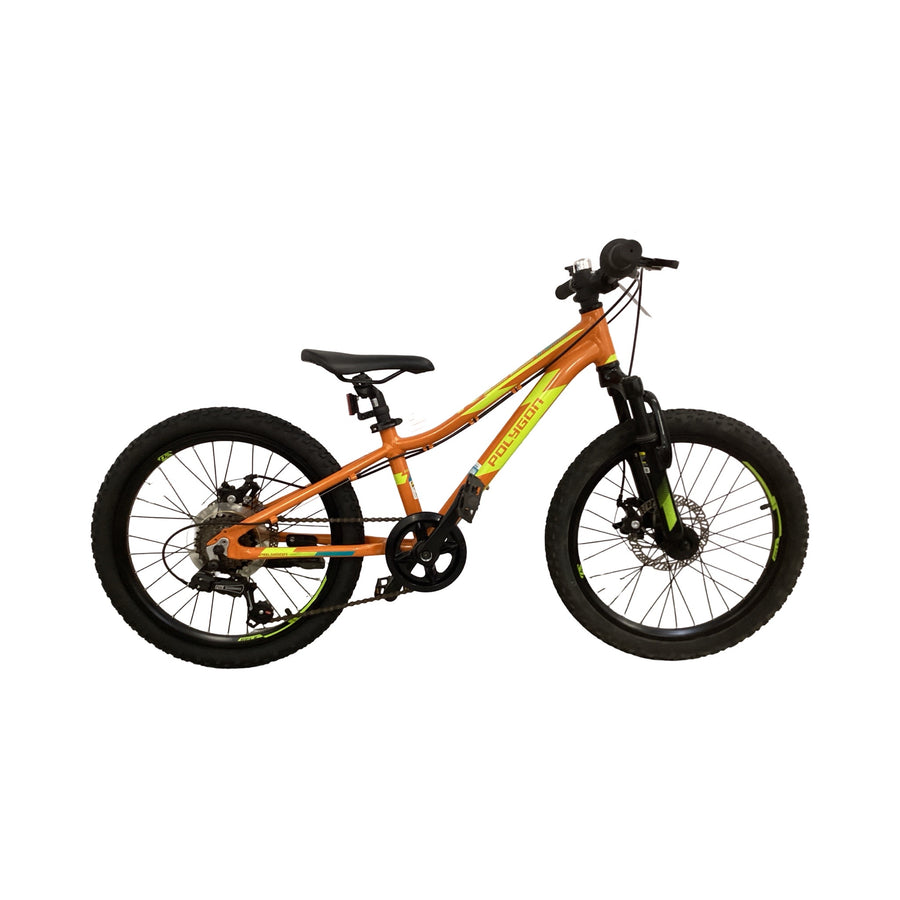 Polygon Relic Bike - 20"  - Mountain Bike,
Kids, Colour: Orange, Yellow
