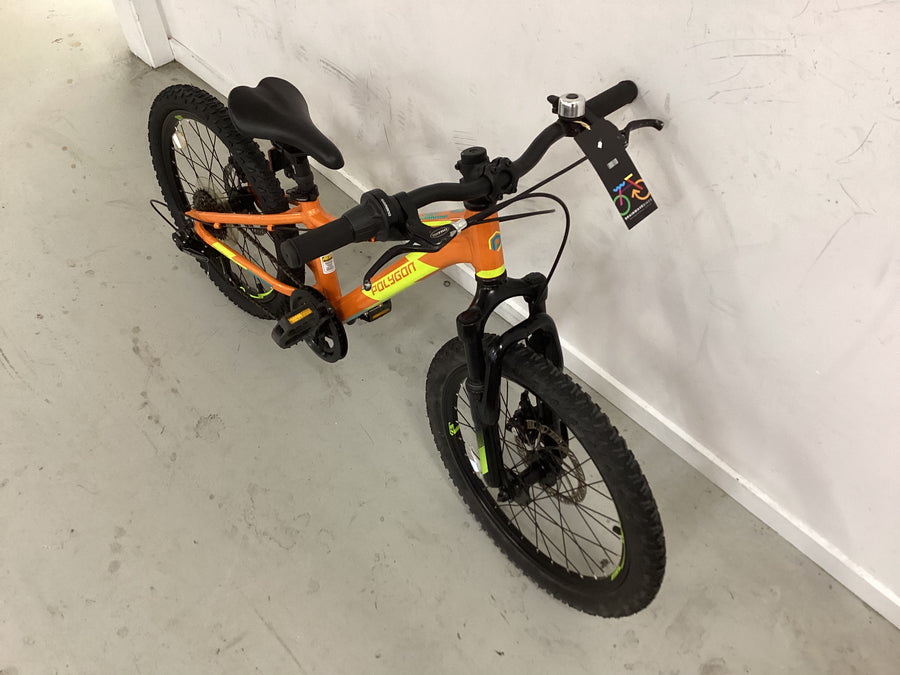 Polygon Relic Bike - 20"  - Mountain Bike,
Kids, Colour: Orange, Yellow