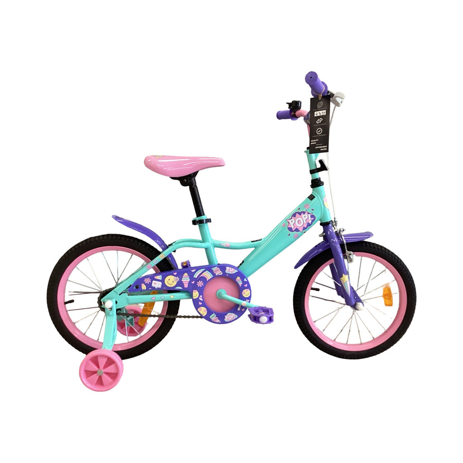 Pop Pop Bike - 16"  - Kids, Colour: Pink