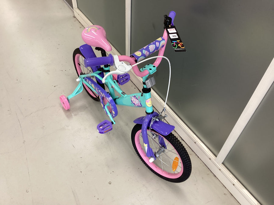 Pop Pop Bike - 16"  - Kids, Colour: Pink