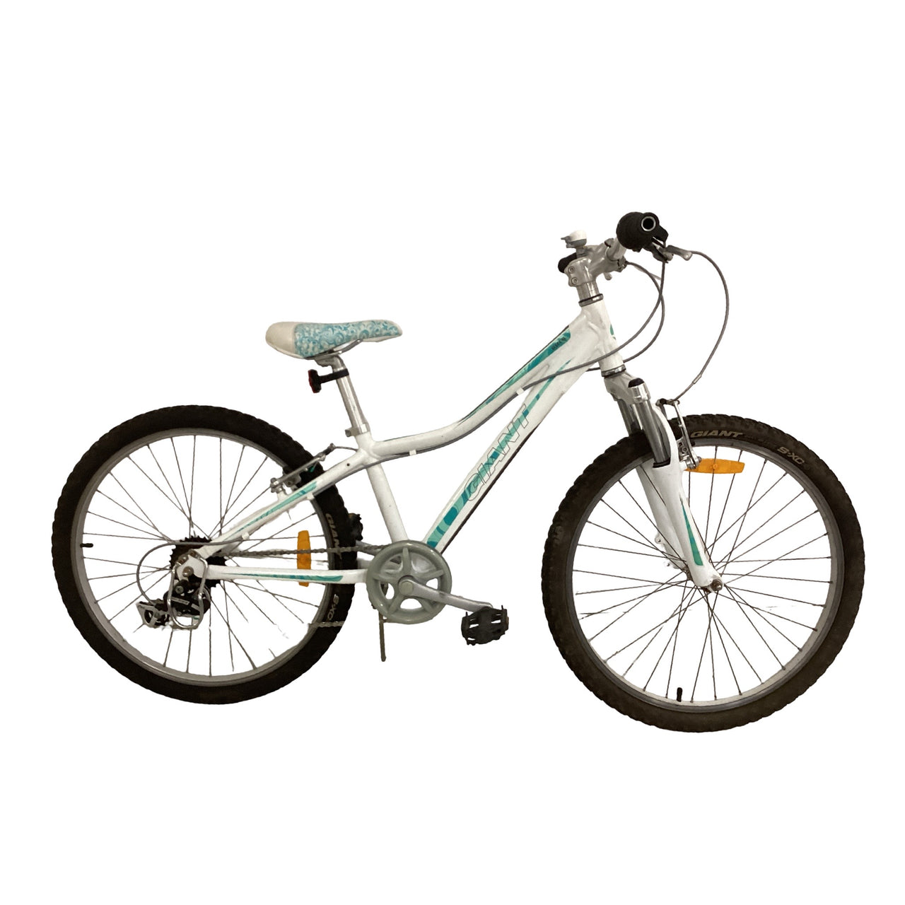 Bike, 24”, Giant Areva, white, green