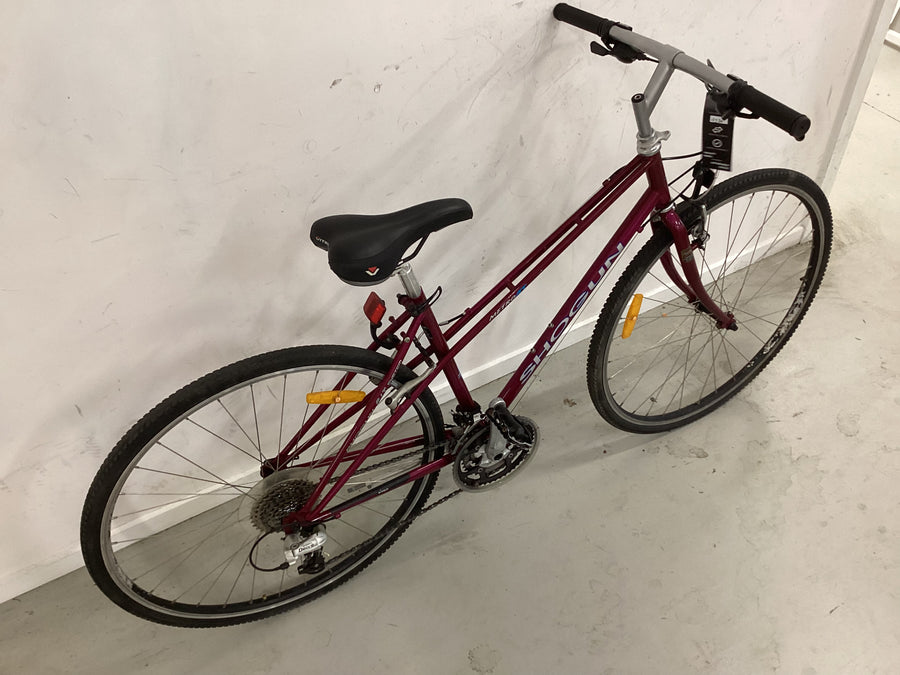 Shogun Metro AT Bike -  50cm - Vintage,
Flat Bar Commuter, Colour: Purple