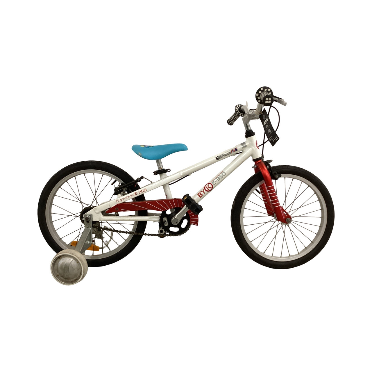 Byk E350 Bike - 18"  - Kids, Colour: White, Red