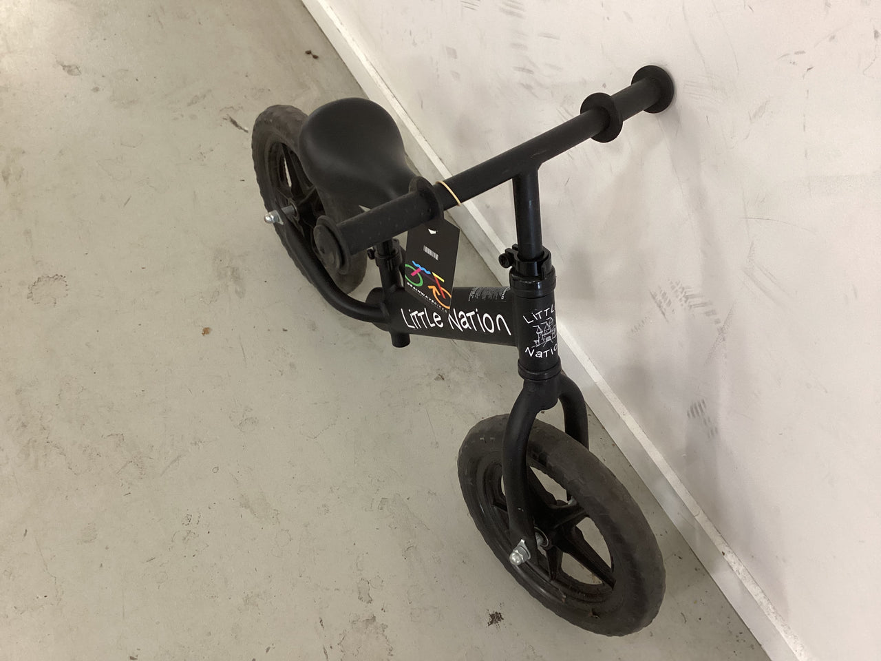 Little nation Balance Bike - 12"  - Kids, Colour: Black