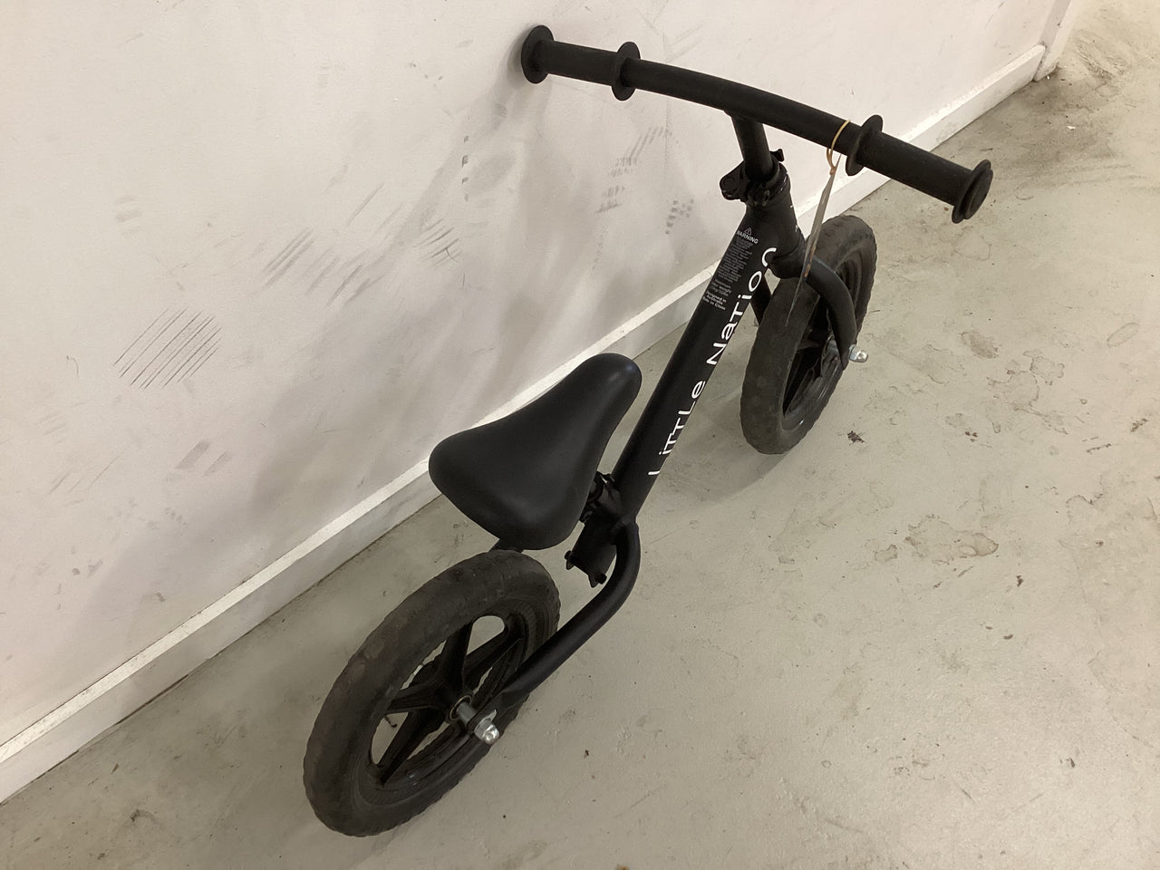 Little nation Balance Bike - 12"  - Kids, Colour: Black