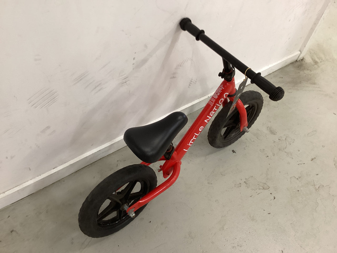 Little nation Balance Bike - 12"  - Kids, Colour: Red