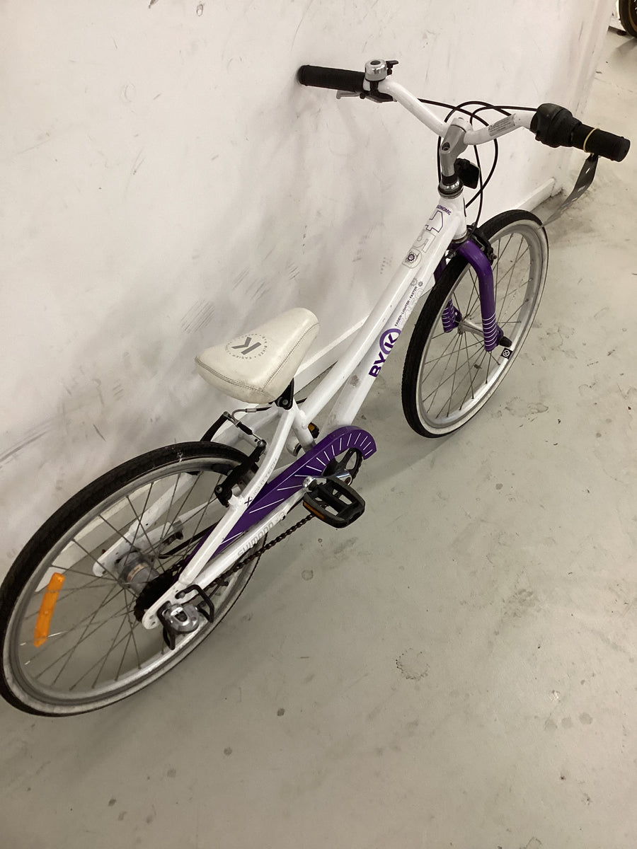 Byk E450 Bike - 20"  - Kids, Colour: White, Purple