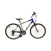 Thumbnail for Giant Elwood Bike -  48cm - Hybrid Commuter, Colour: Blue, Silver