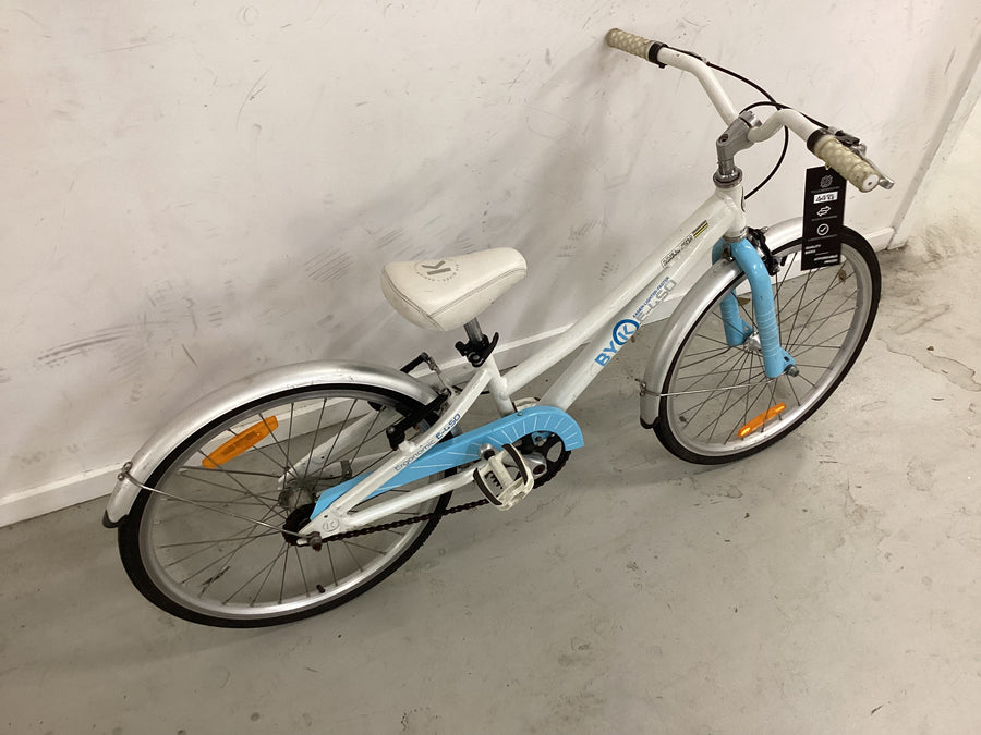 BykO E450 Bike - 20"  - Kids, Colour: Blue, White