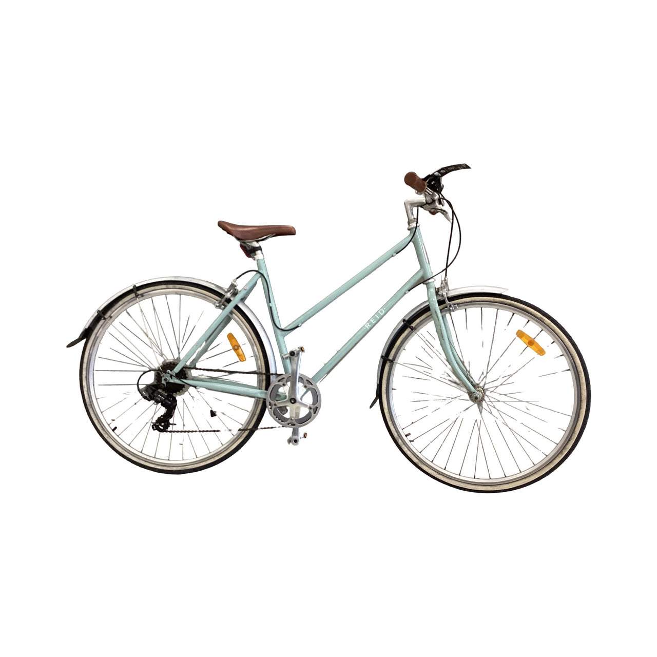 Reid - Step Thru - Flat Bar Commuter - Green (#4577)
