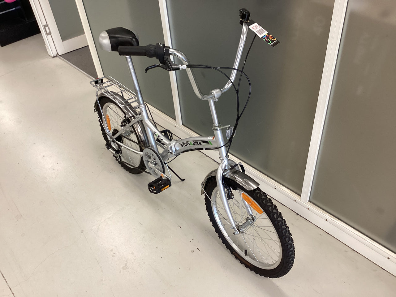 Stow Bike - City Fokder - Folding Bike - Silver (#4654)