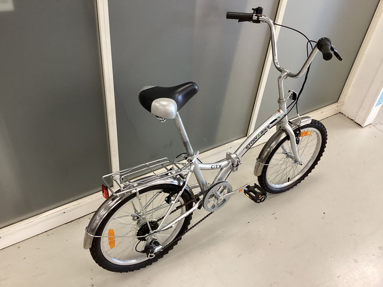 Stow Bike - City Fokder - Folding Bike - Silver (#4654)