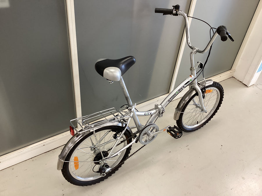Stow Bike - City Fokder - Folding Bike - Silver (#4654)
