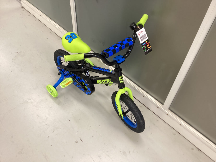 Kmart - Rascal 12" - Kids - Black , Blue , Yellow (#4699)