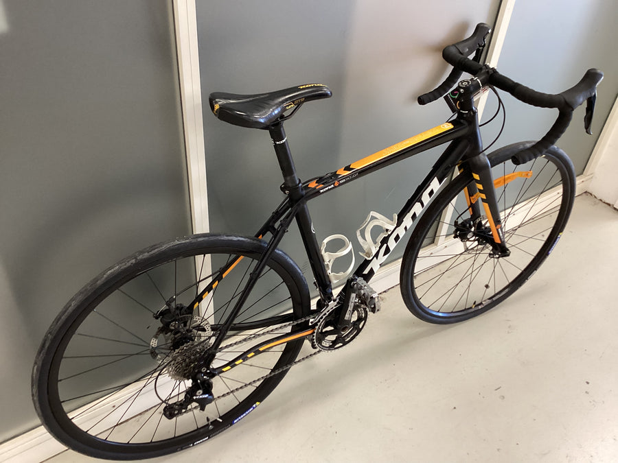 Kona - Jake the Snake Disc - Gravel Bike - Black , Orange , White (#4859)