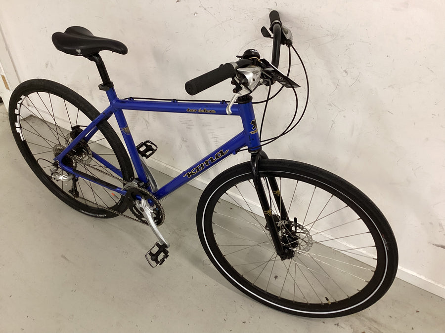 Kona - Dew Delixe - Flat Bar Commuter - Blue (#4870)