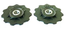 DERAILLEUR PULLEY, Jockey wheel, with Spacers, Sealed Bearings, Nylon, 11T (Set 2)