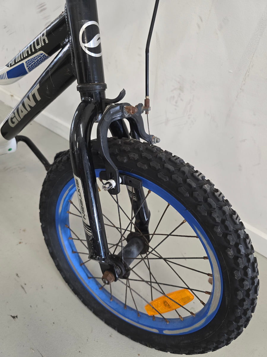 giant animator Bike - 16"  - Kids, Colour: Black, Bue, White