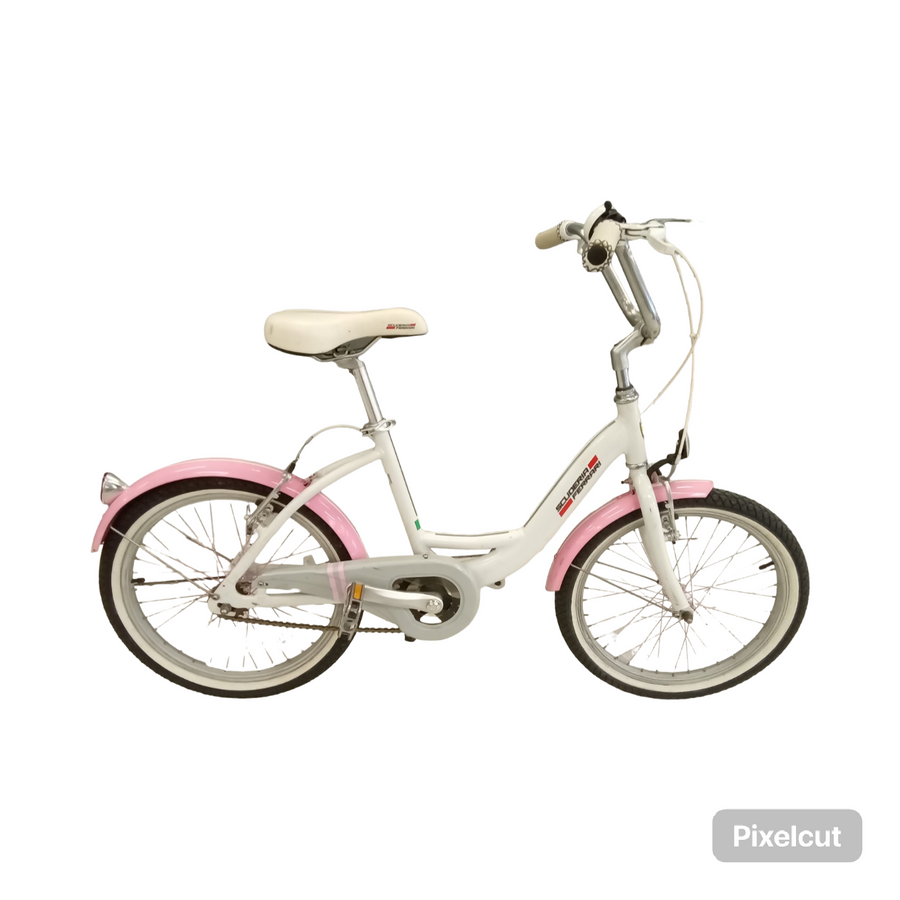 Scuderia Ferrari  Bike - 20"  - Classic,
Kids, Colour: White, Pink