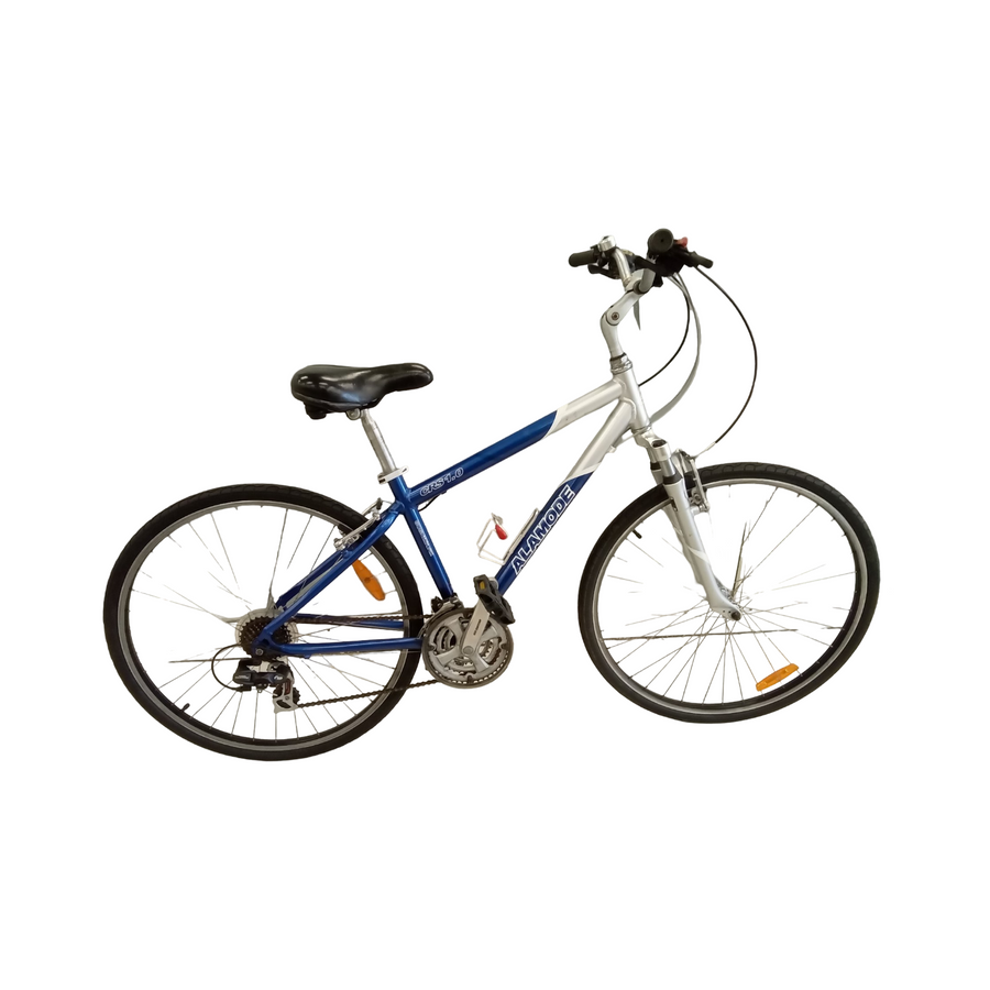 Alamode CRS 1.0 Bike -  44cm - Hybrid Commuter, Colour: Blue, Silver