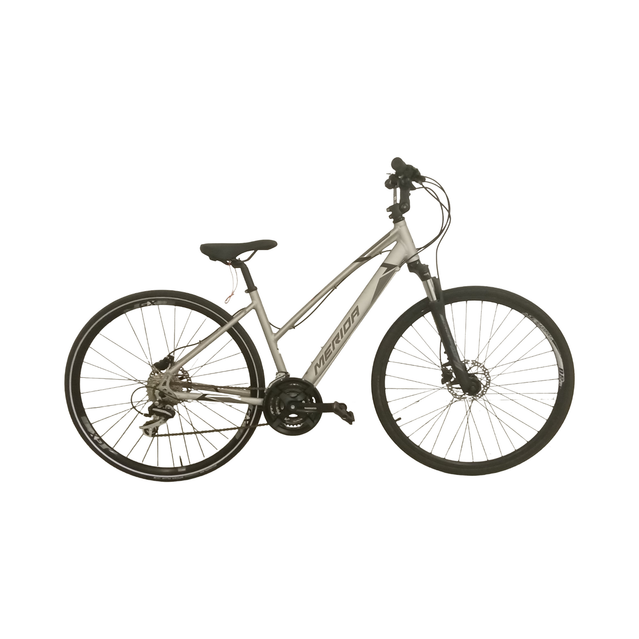 Merida Crossway 20 Bike -  42cm - Hybrid Commuter,
Flat Bar Commuter, Colour: Silver