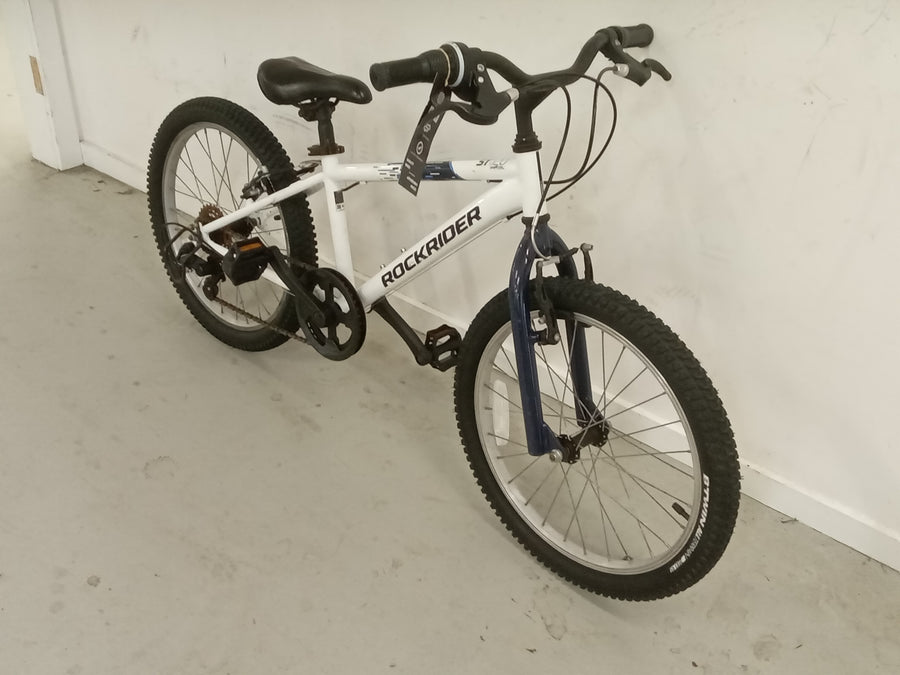 rockrider St120 Bike - 20"  - Kids, Colour: White