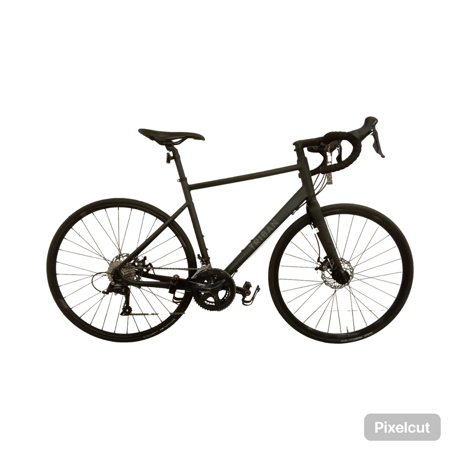 Triban RC500 Bike -  55cm - Road Bike,
Gravel Bike, Colour: Black