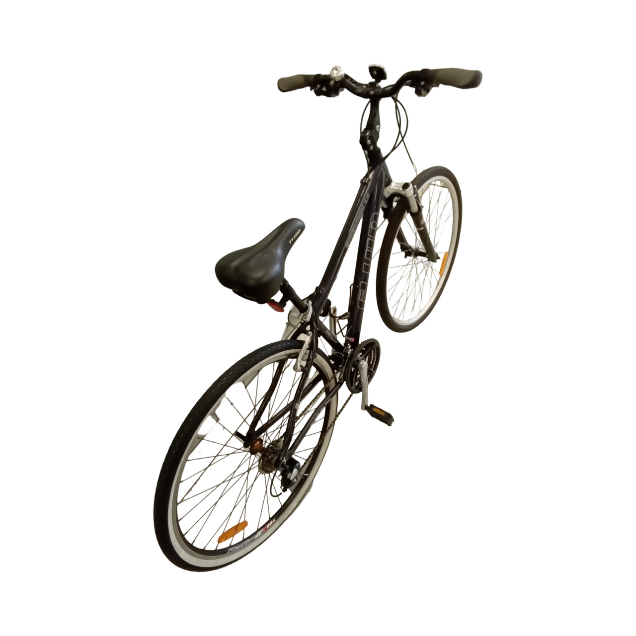 Fluid Expedition 1.0 Bike -  38cm - Hybrid Commuter, Colour: Black