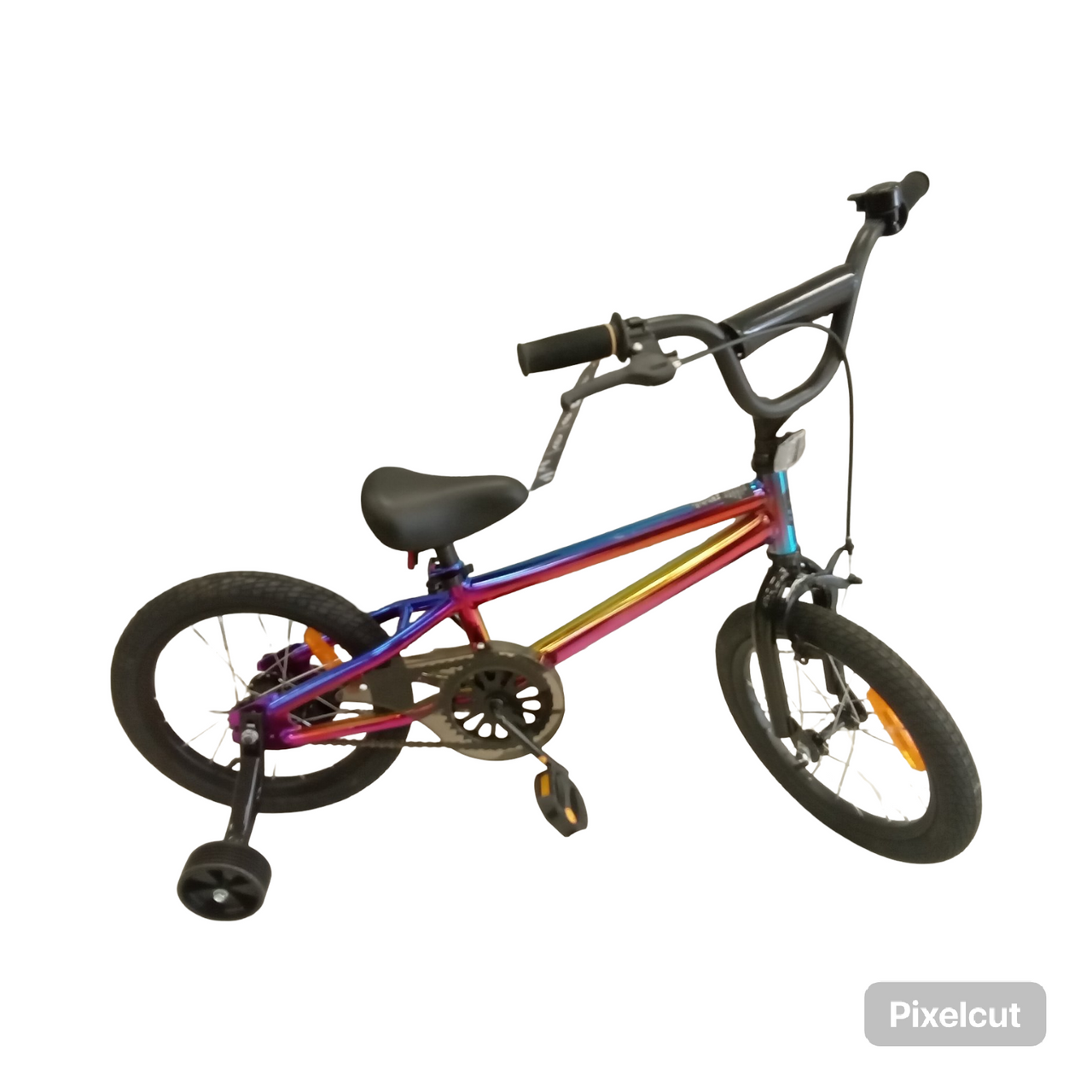kmart Oil slick Bike - 16"  - Kids, Colour: Multi