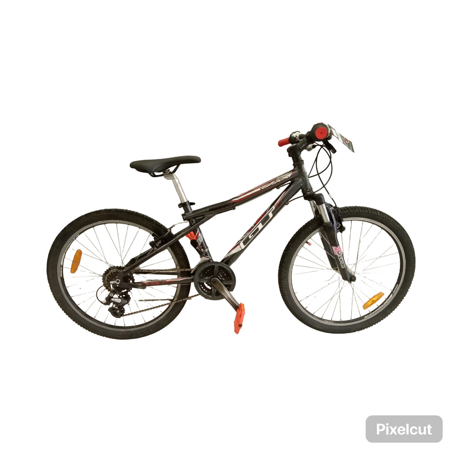 GT Aggressor 24 Bike - 24"  - Mountain Bike, Colour: Black, Red