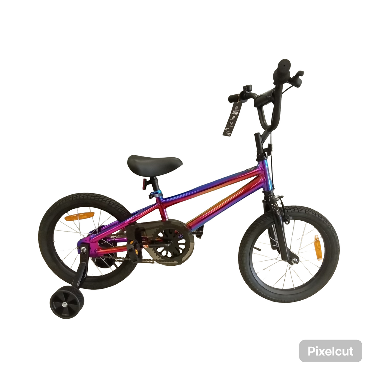 kmart Oil slick Bike - 16"  - Kids, Colour: Multi