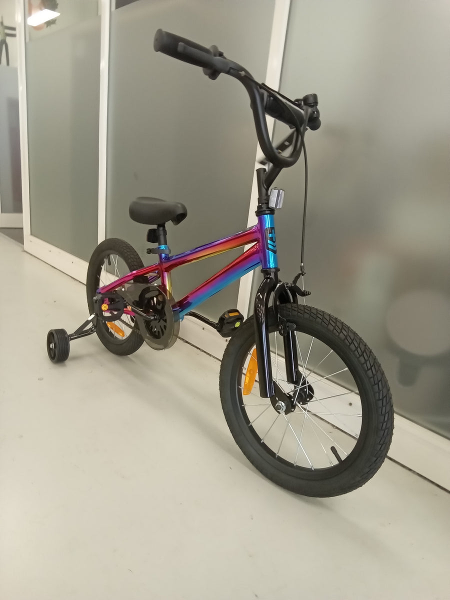 kmart Oil slick Bike - 16"  - Kids, Colour: Multi
