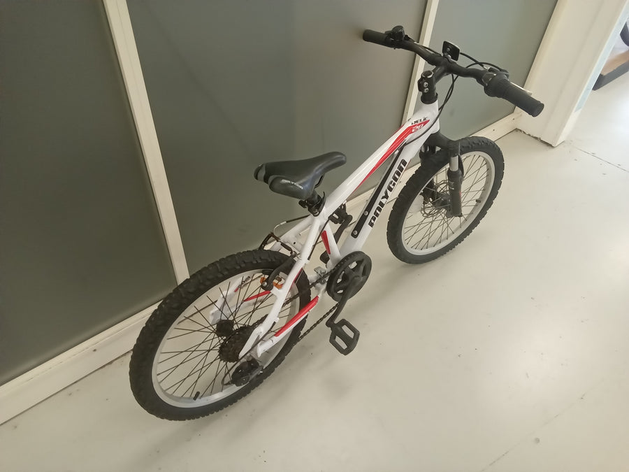 Polygon Relic 20 Bike - 20"  - Kids, Colour: White, Red
