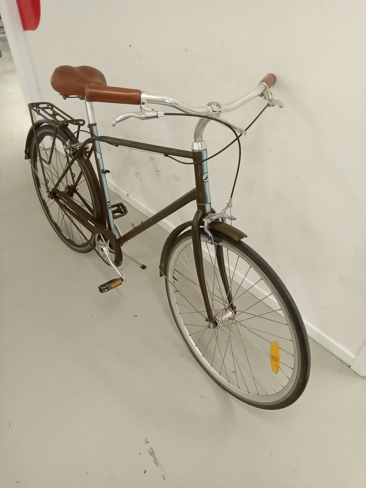 2110 - 52cm Brown, Flat Bar Commuter, Bike