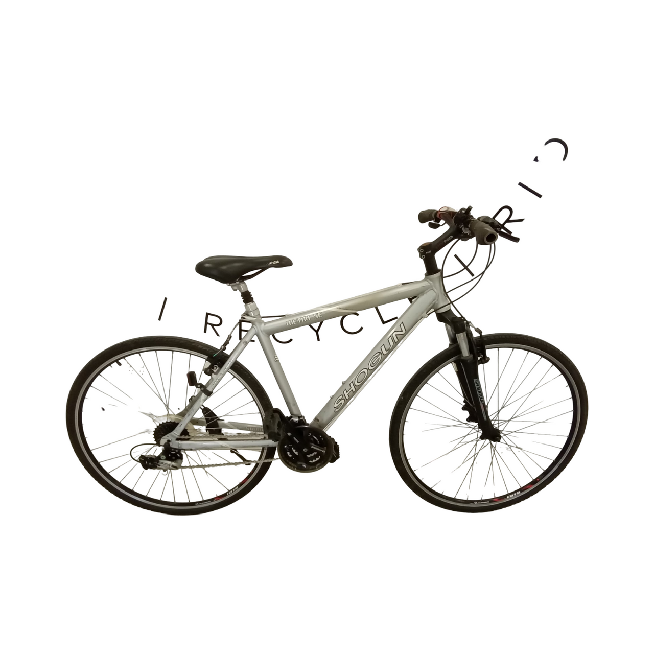 Shogun Metro se Bike -  50cm - Hybrid Commuter, Colour: Silver